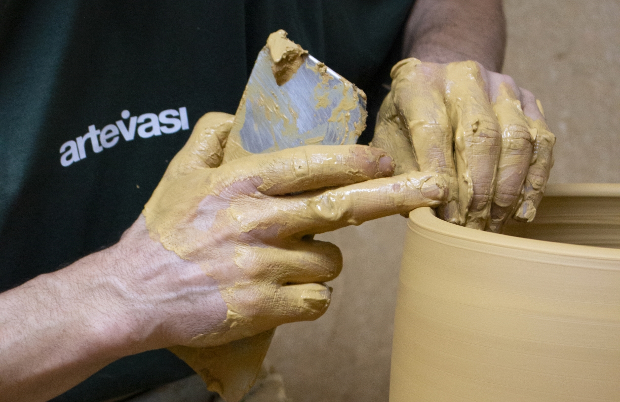 hand made ceramic pot